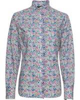 Stehkragenbluse mit Blumenmuster, REITMAYER