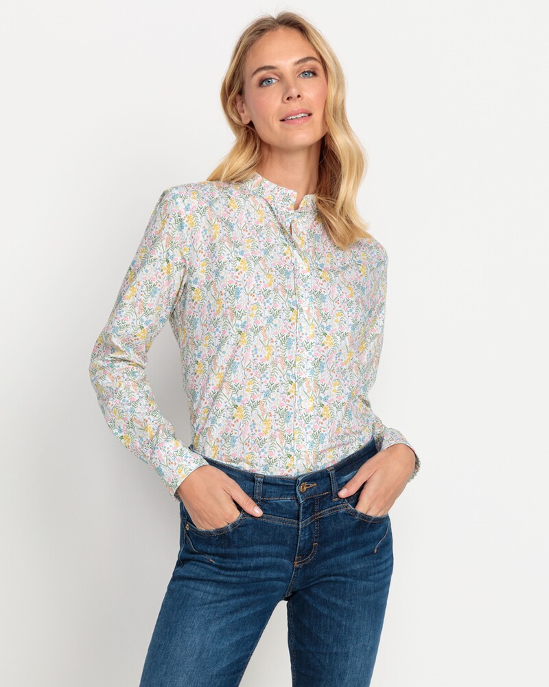 Bluse mit Blumendruck, REITMAYER