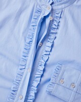 Stehkragenbluse mit Rüschen, REITMAYER