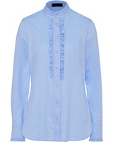 Stehkragenbluse mit Rüschen, REITMAYER