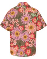 Halbarm-Hemdbluse mit Blumen, Brigitte von Schönfels