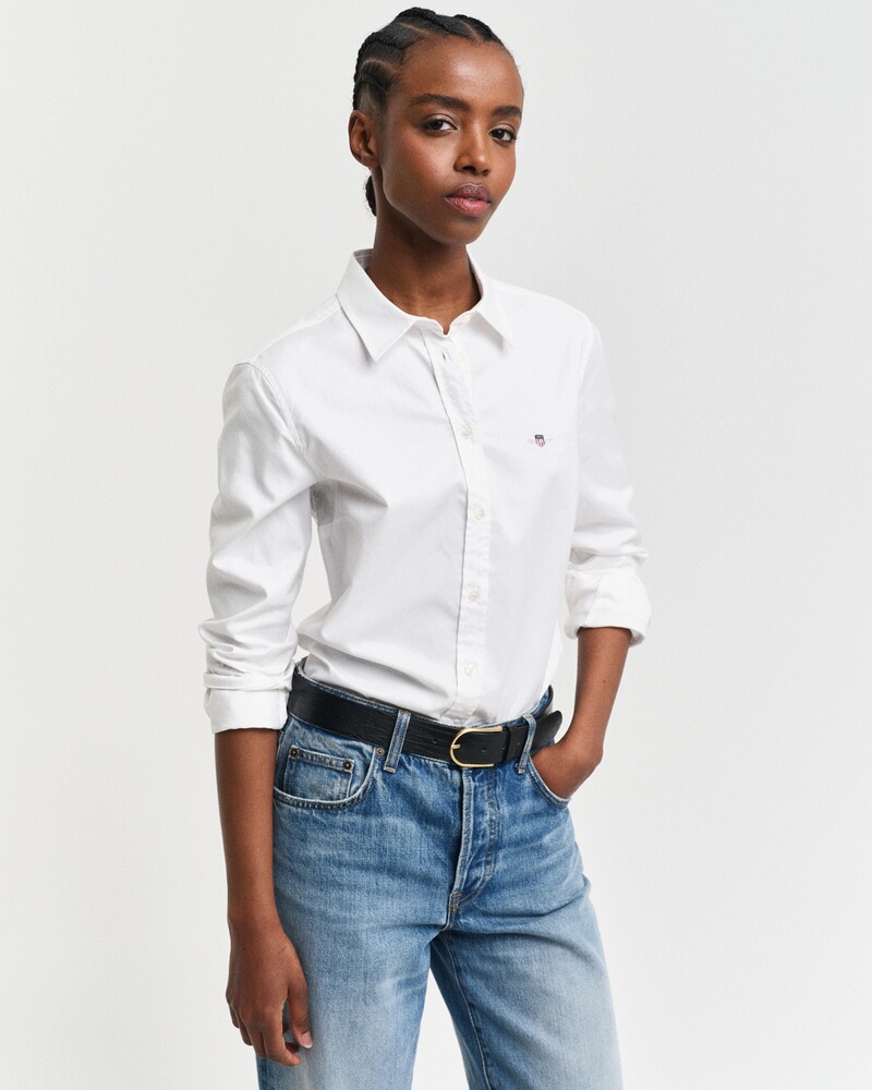 Popeline-Bluse, Gant