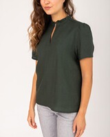 Rundhals-Blusenshirt Banu, FELICITAS