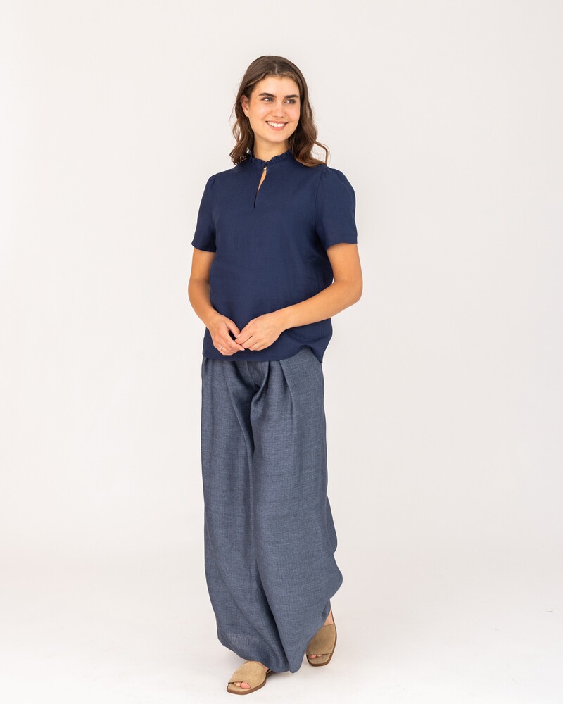 Rundhals-Blusenshirt Banu, FELICITAS