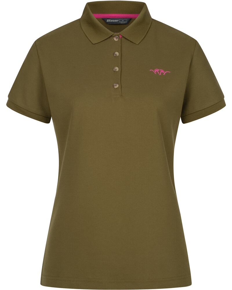 Damen Poloshirt Solid 25