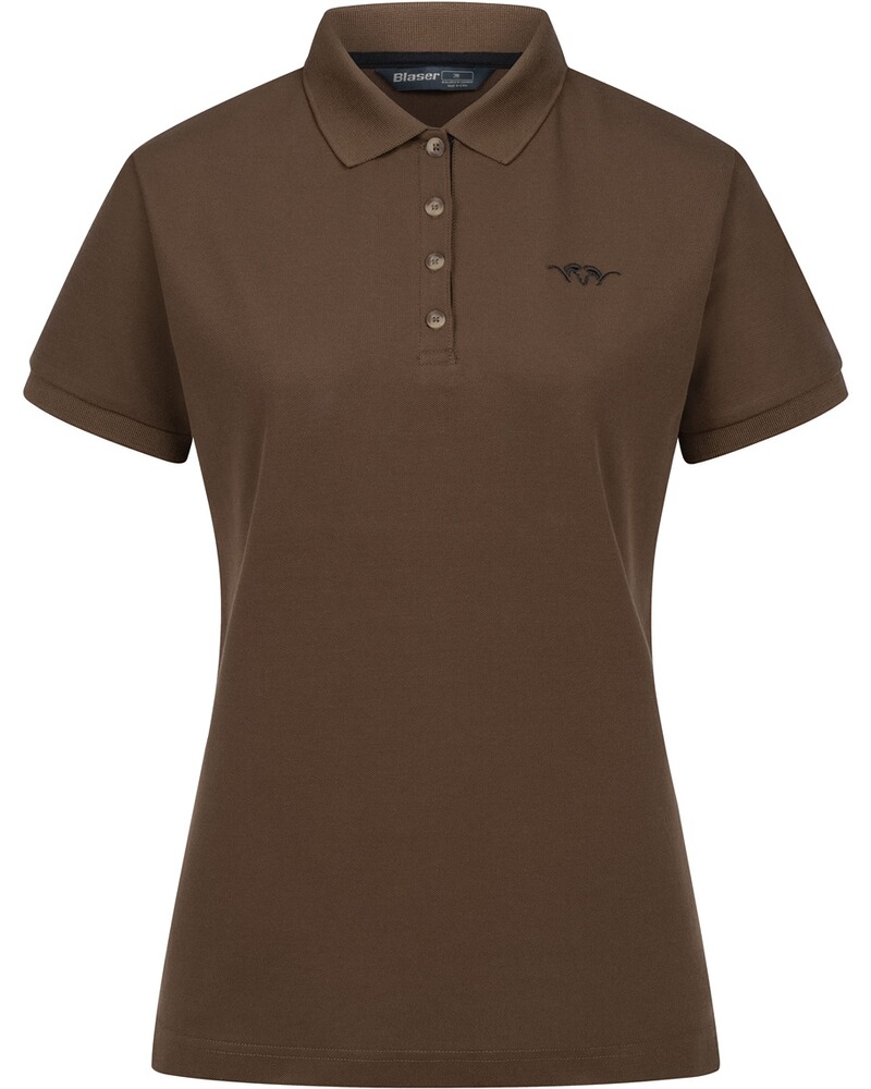 Damen Poloshirt Solid 25