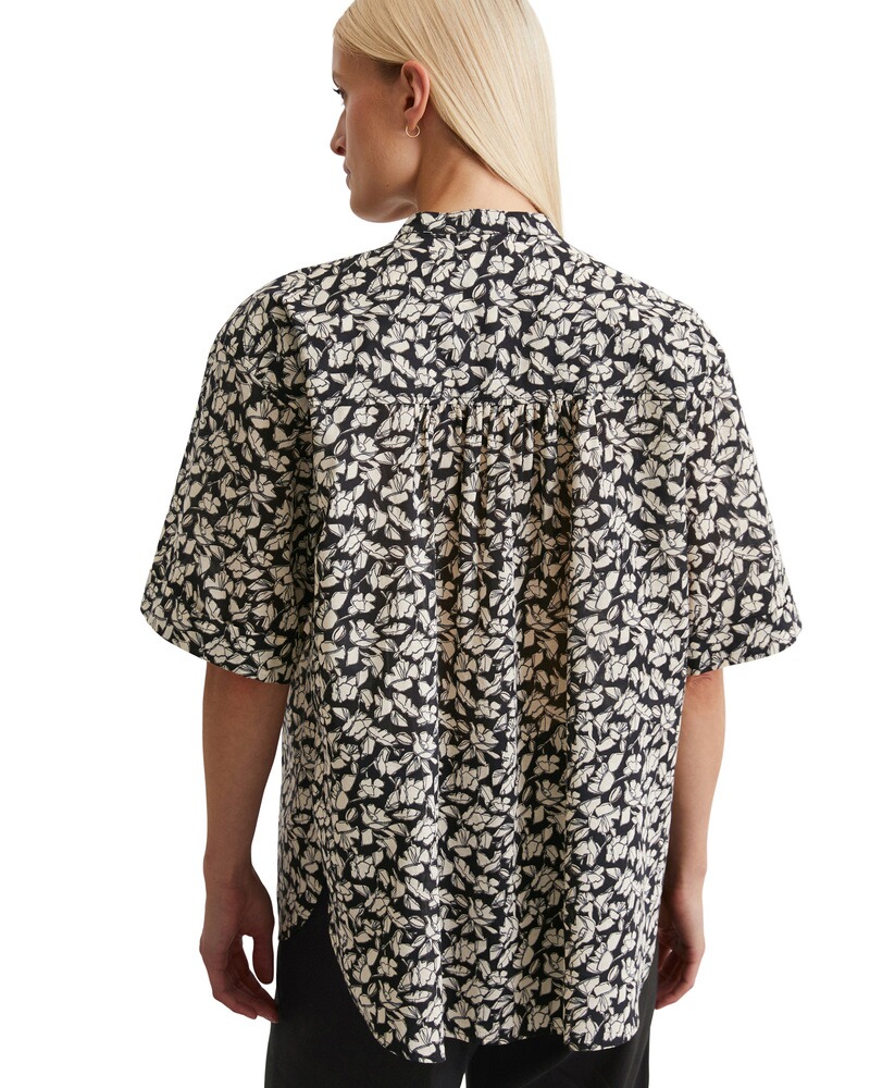 Halbarm-Hemdbluse mit Print, Marc O'Polo