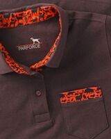 women's polo shirt with forest animal detail, Parforce