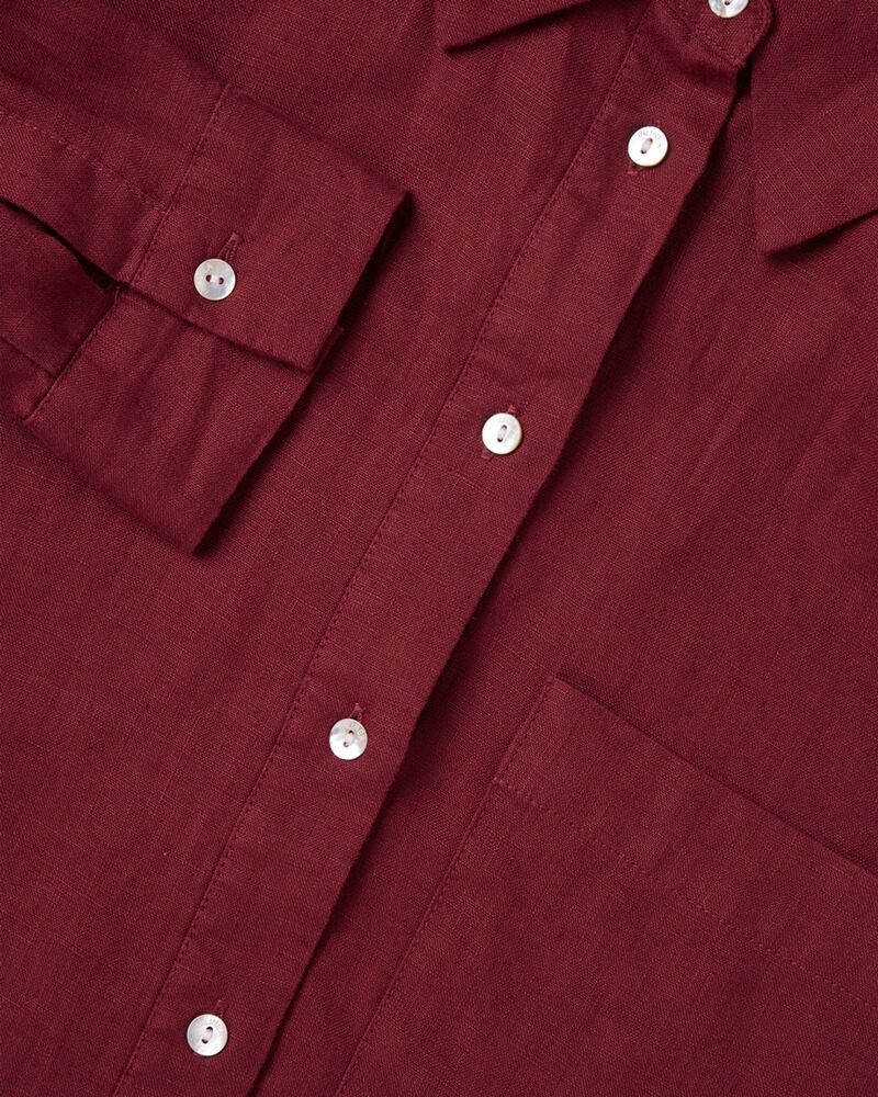 Leinen-Hemdbluse, In Linea