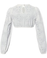 Langarm-Dirndlbluse aus Spitze, Krüger Collection