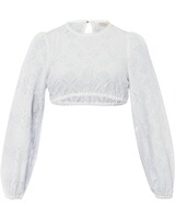 Langarm-Dirndlbluse aus Spitze, Krüger Collection