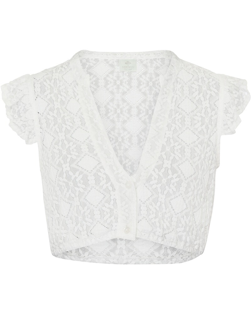 Dirndlbluse aus Spitze