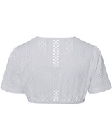 Dirndlbluse mit Lockstickerei, Almsach