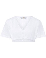 Dirndlbluse mit Lockstickerei, Almsach