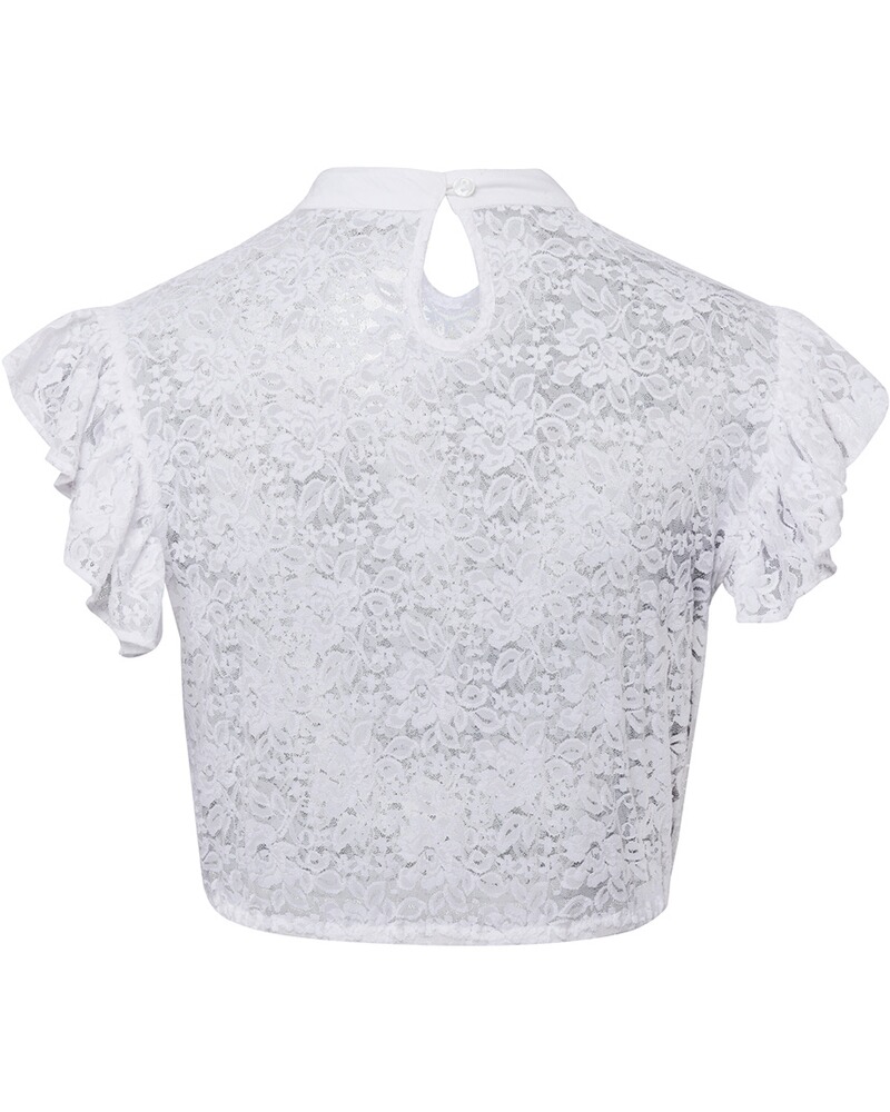 Dirndlbluse aus Spitze , Almsach