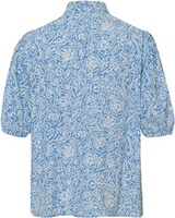 Halbarm-Bluse mit Rüschenkragen, Seidensticker