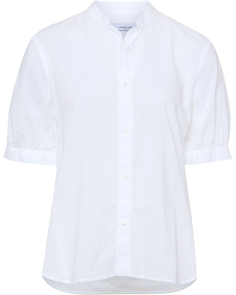 Stehkragenbluse