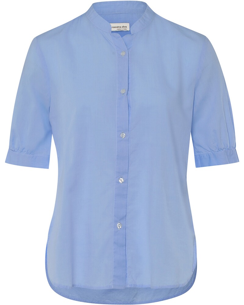 Stehkragenbluse