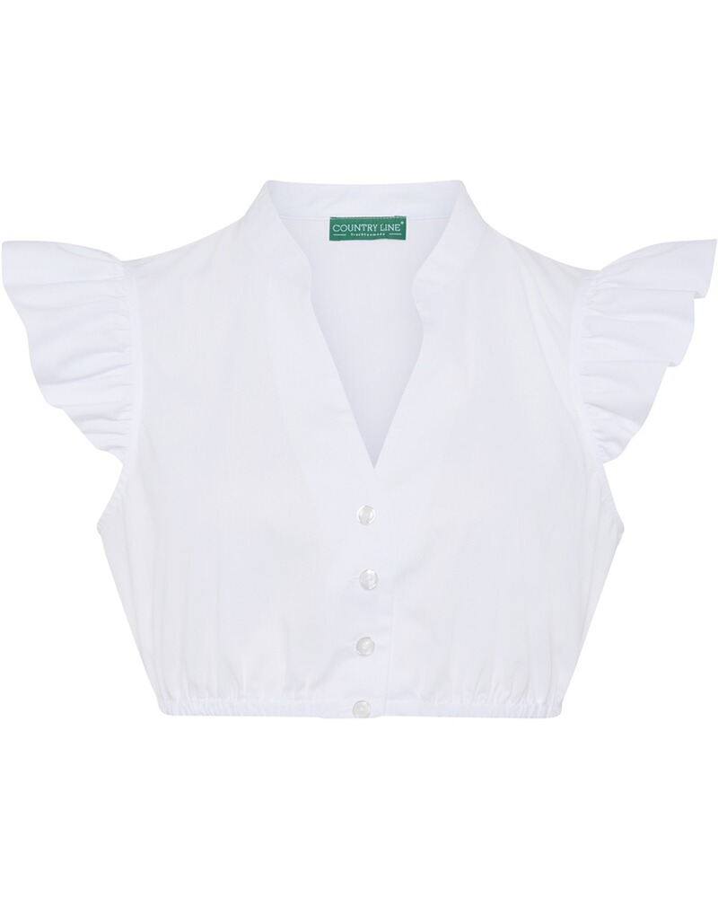 Dirndlbluse mit Flügelärmel