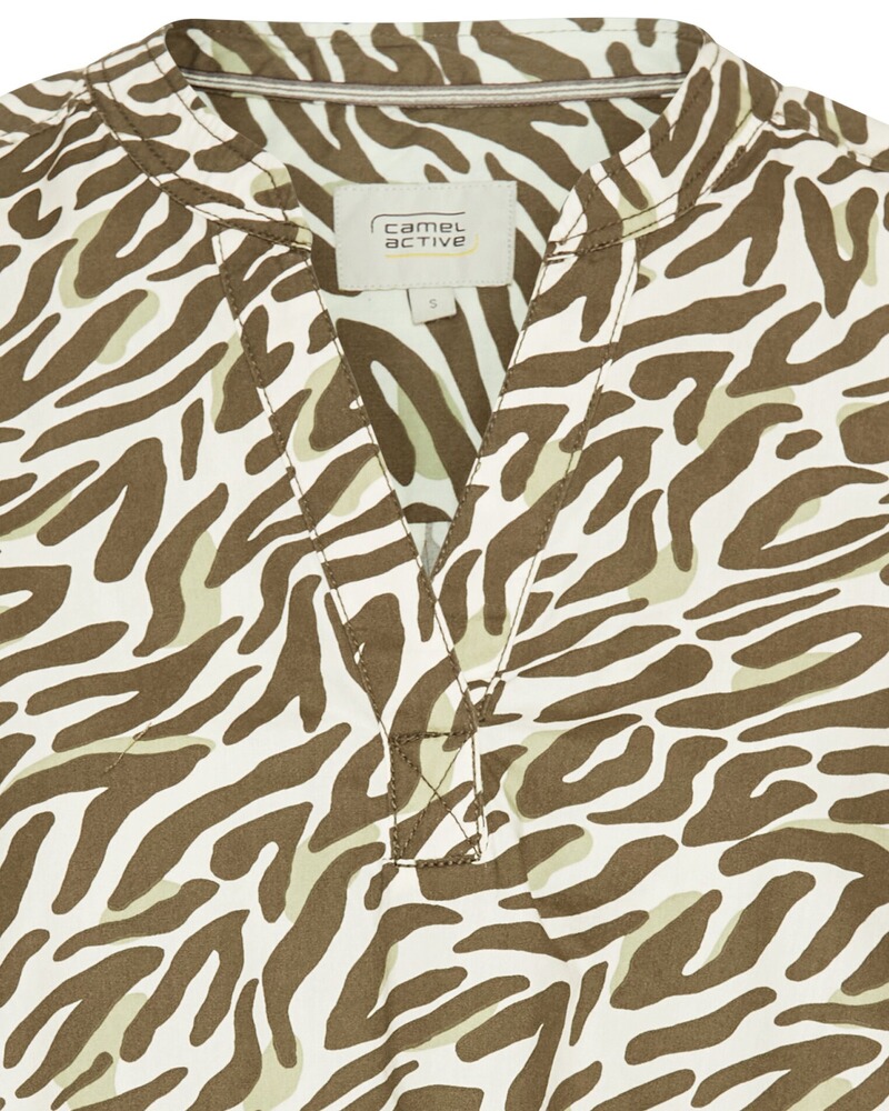 Tunika mit Allover-Print, camel active