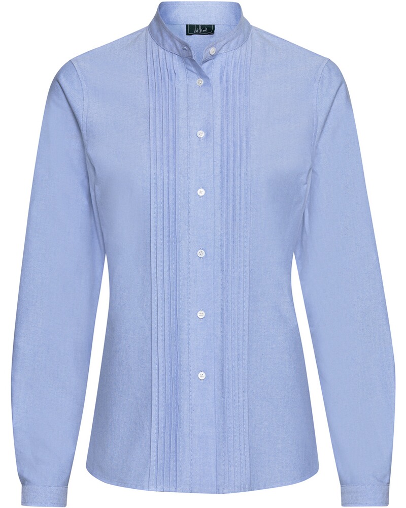 Oxfordbluse mit Biesen