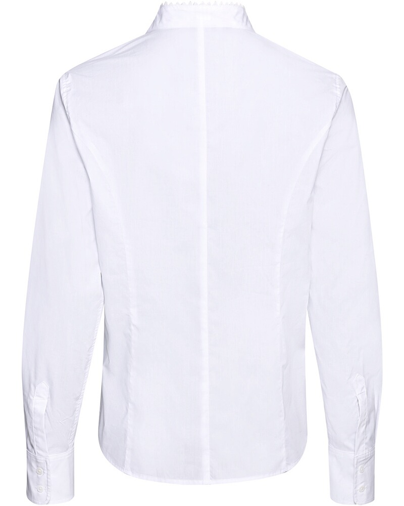 Kelchkragenbluse mit Spitze, Luis Steindl