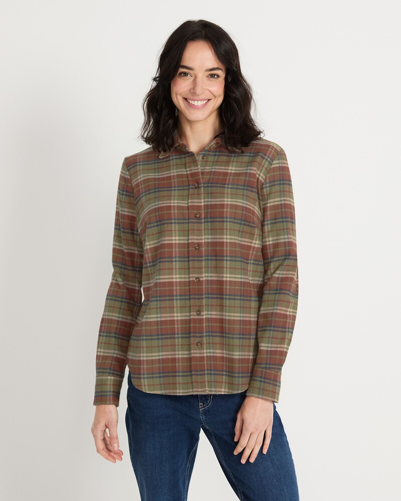 Flanellbluse, Brigitte von Schönfels