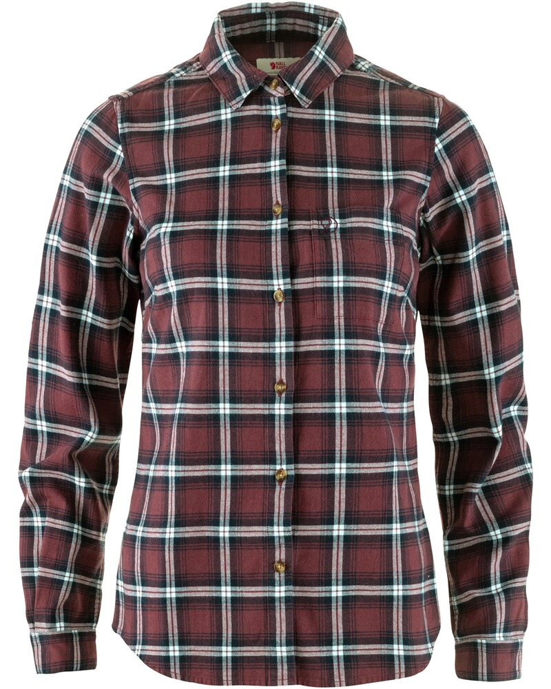 Damen Flanellbluse Övik
