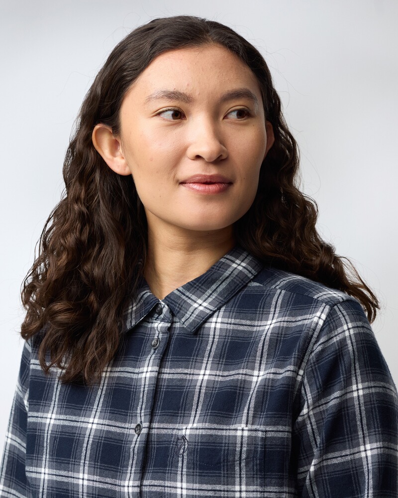 Damen Flanellbluse Övik, Fjällräven