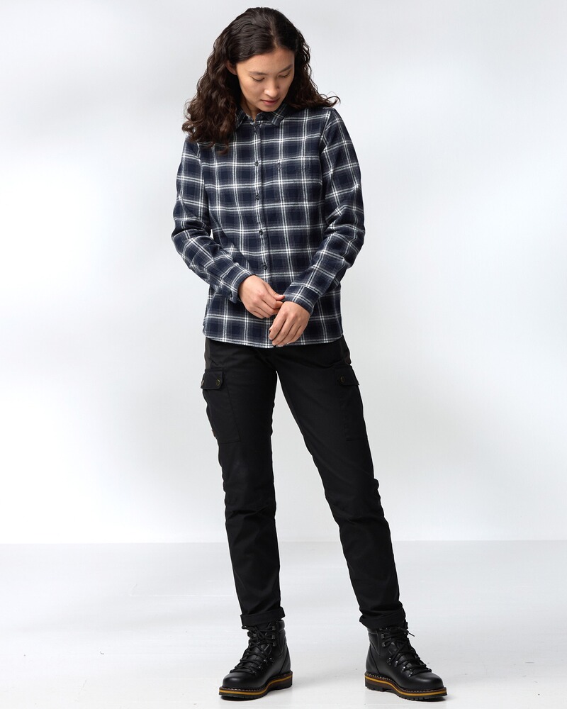 Damen Flanellbluse Övik, Fjällräven
