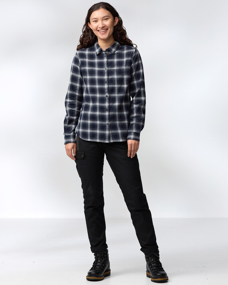Damen Flanellbluse Övik, Fjällräven