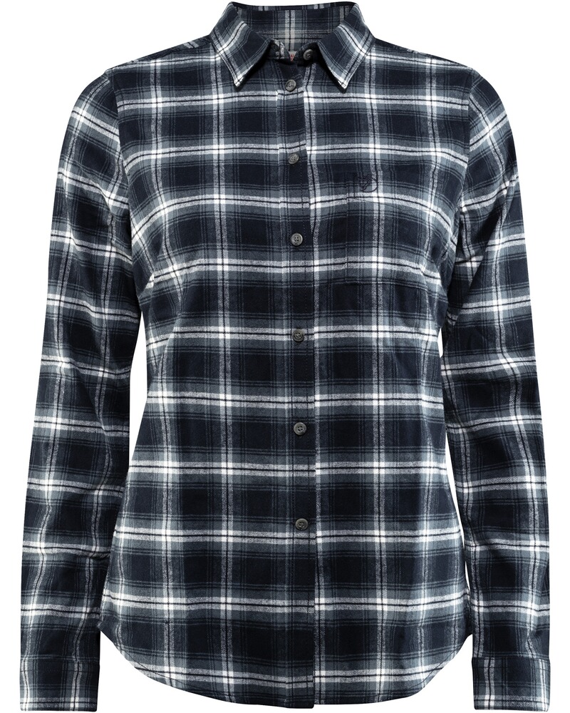 Damen Flanellbluse Övik
