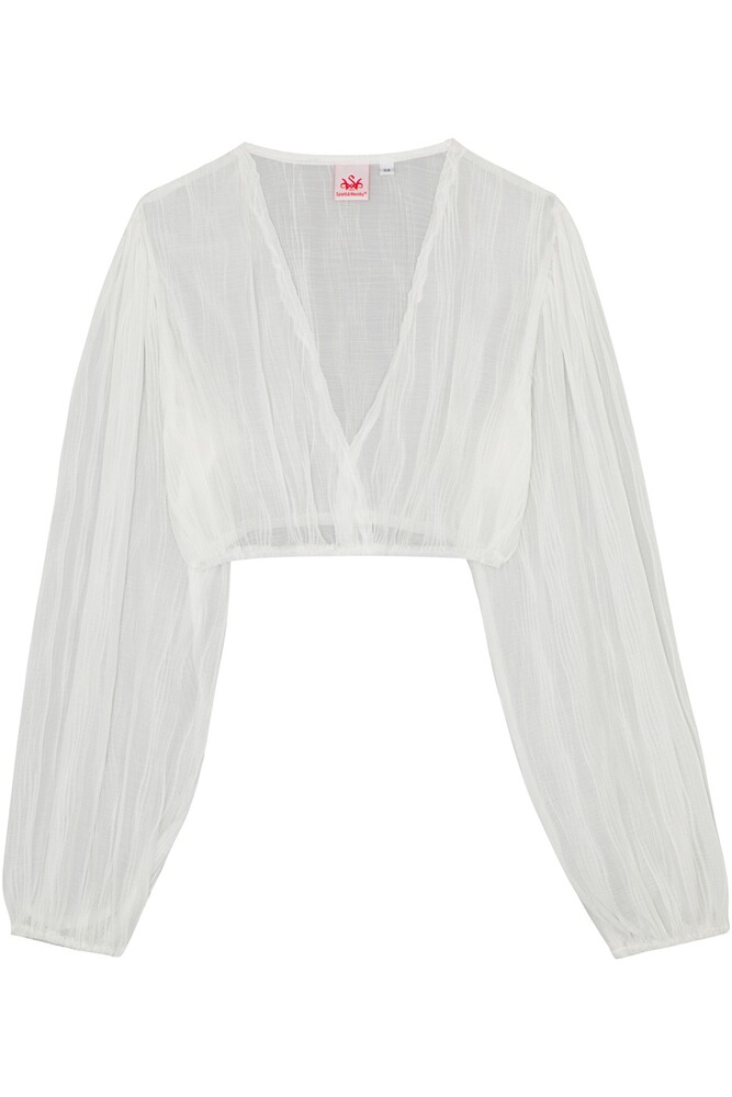 Langarm-Dirndlbluse Gesche