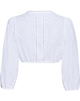 Bestickte Dirndlbluse mit Spitze, Berwin