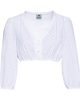 Bestickte Dirndlbluse mit Spitze, Berwin
