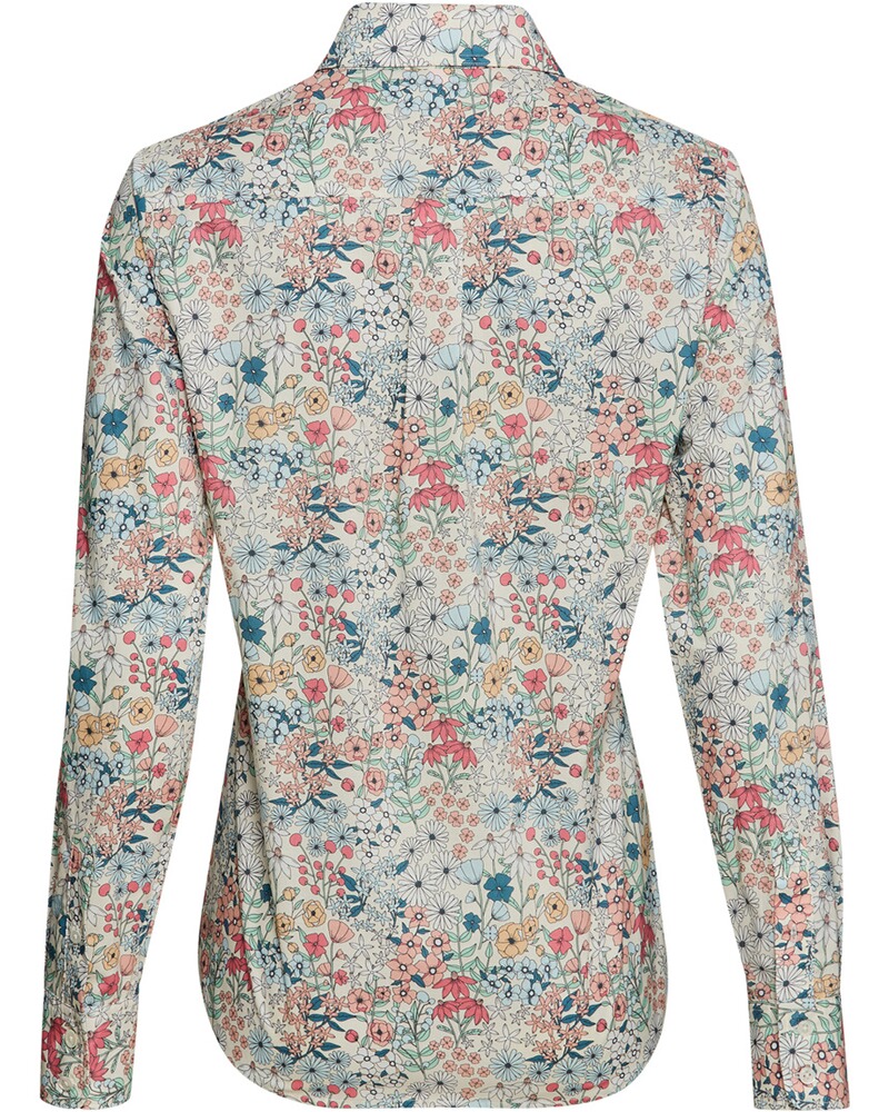 Chemisier BvS motif floral crème, Brigitte von Schönfels