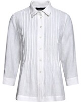 Leinenbluse mit Biesen, HIGHMOOR