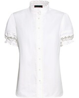 RM blouse with pleats and lace, Reitmayer