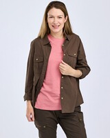 Chemisier femme InsectSafe Poplin d., Pinewood