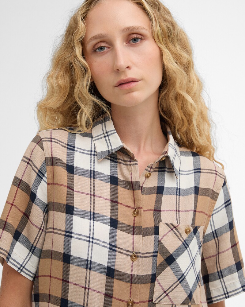 Halbarm-Karobluse Fern, Barbour