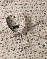Blouse essentielle à manches longues, motif animaux de la forêt, Luis Steindl