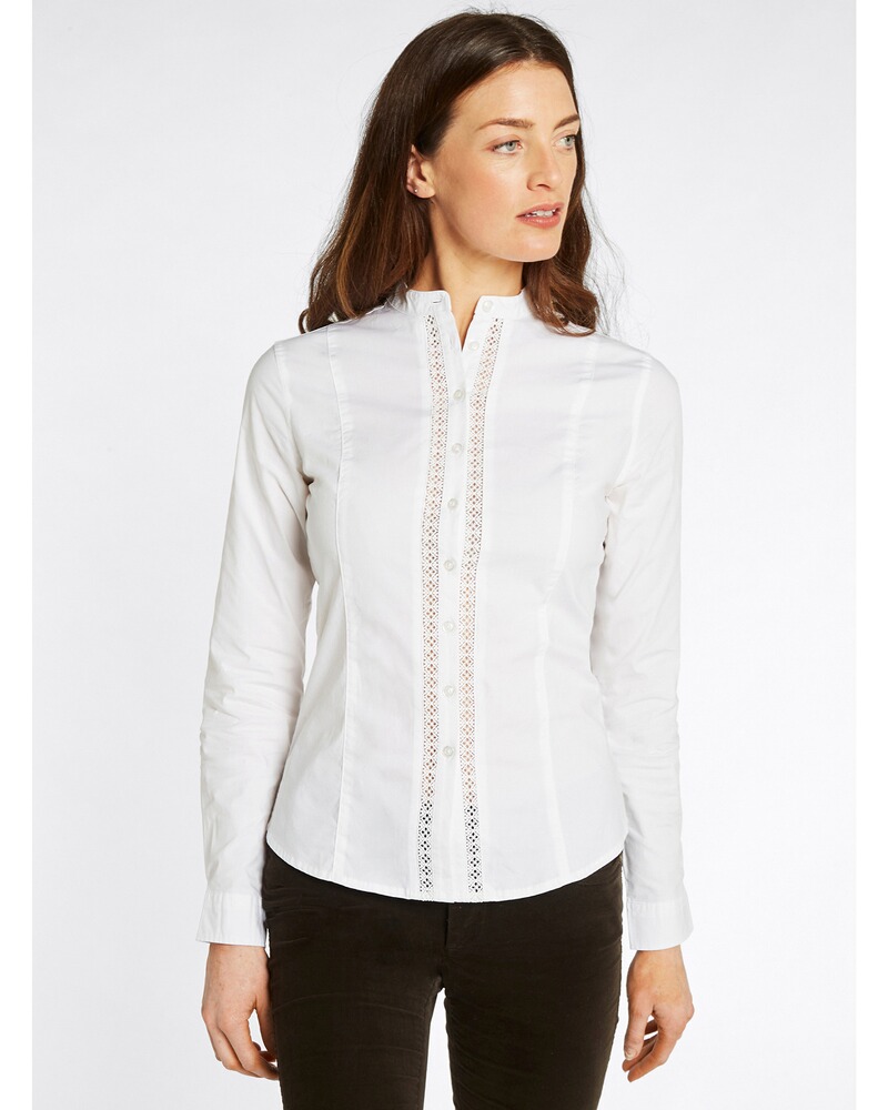 Bluse Waterlily mit Spitzeneinsatz, Dubarry