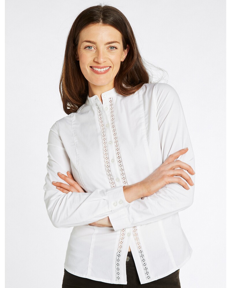 Bluse Waterlily mit Spitzeneinsatz, Dubarry