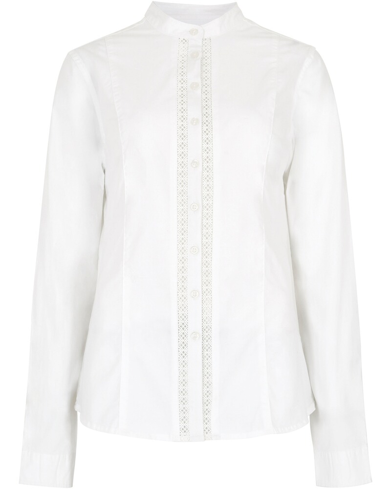 Bluse Waterlily mit Spitzeneinsatz