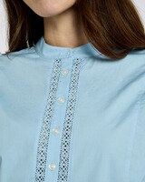 Bluse Waterlily mit Spitzeneinsatz, Dubarry