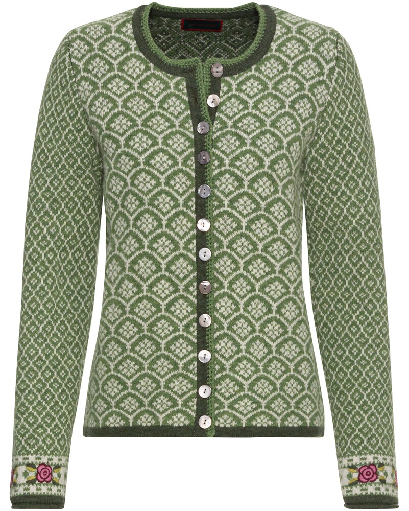 Jacquard-Strickjacke