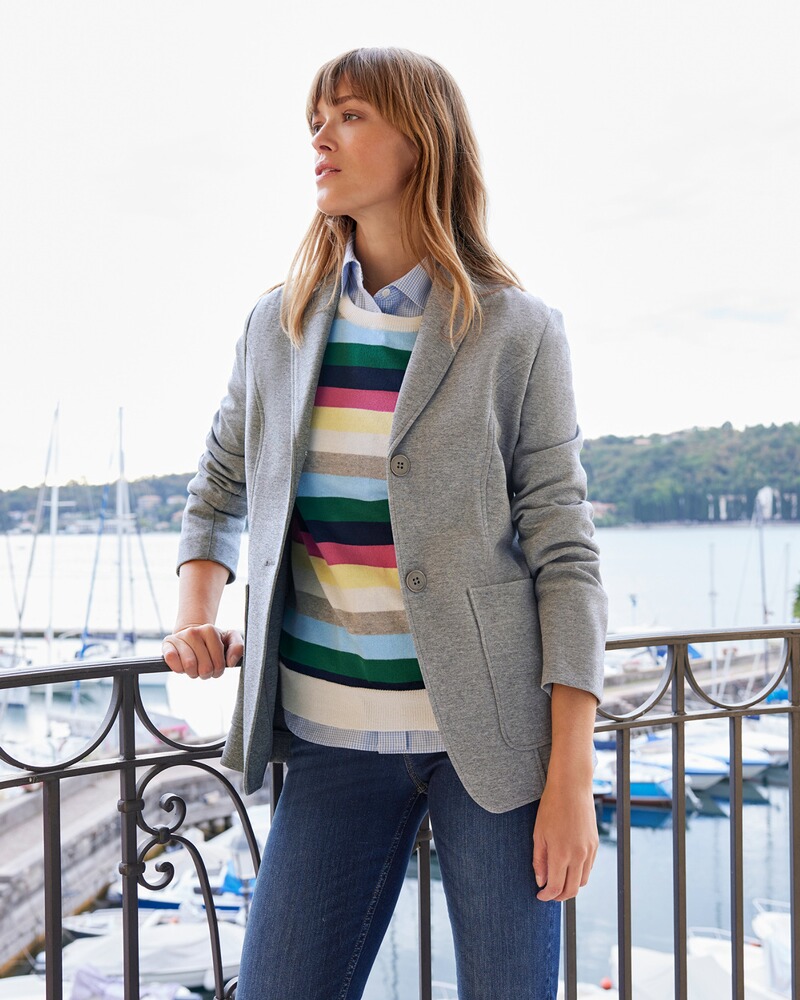 Jersey-Longblazer, Brigitte von Schönfels