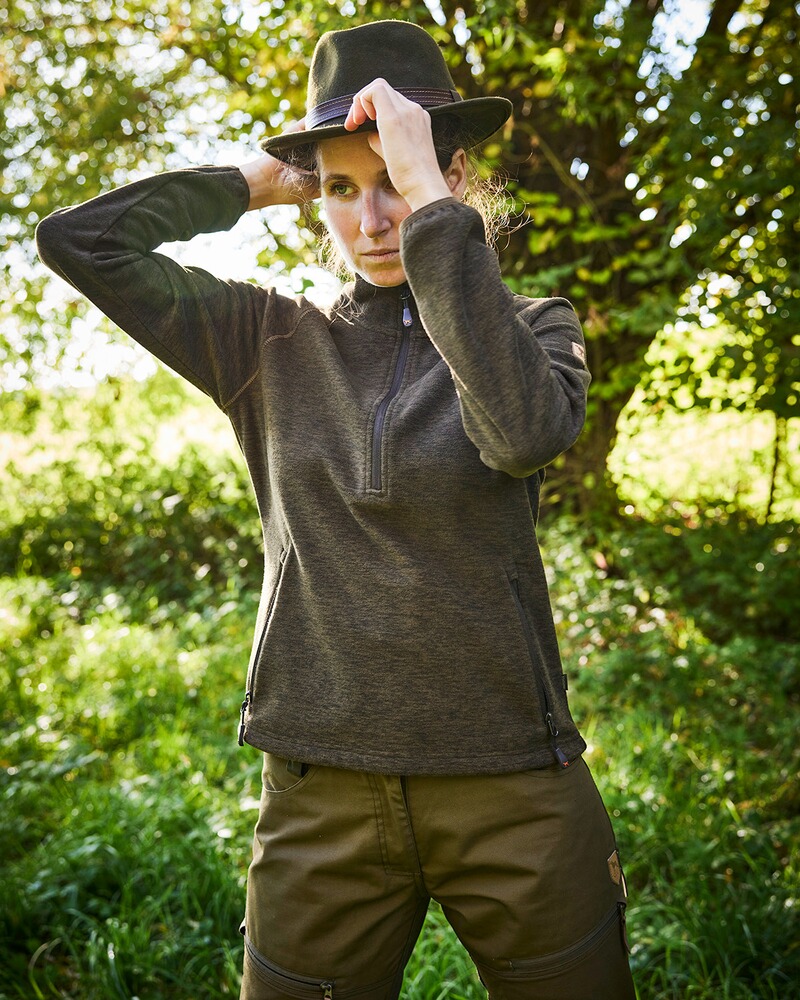 Damen Midlayer-Troyer Cloud-Fleece, Parforce