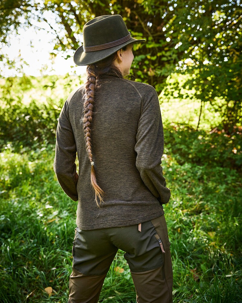 Damen Midlayer-Troyer Cloud-Fleece, Parforce