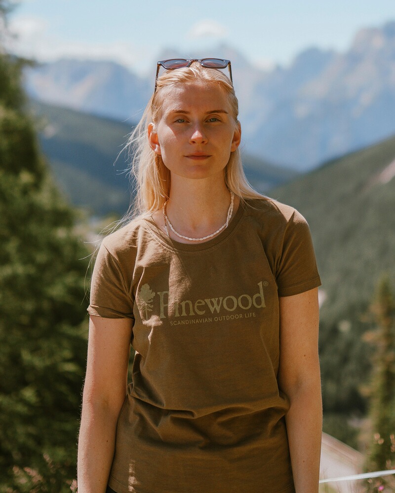 Damen T-Shirt Outdoor Life, Pinewood